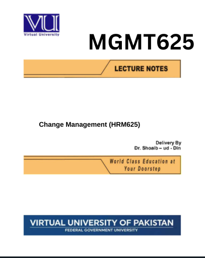 Change Management (HRM625)