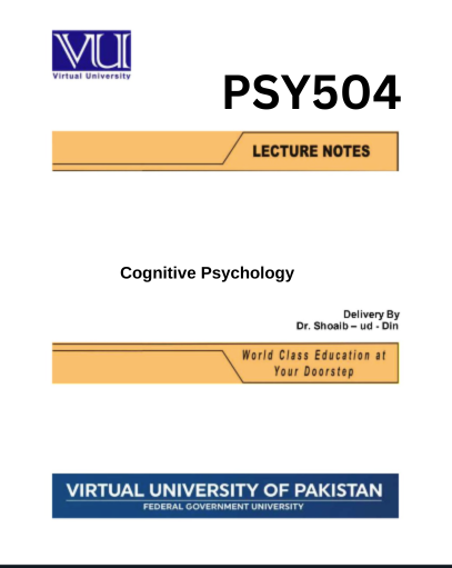 Cognitive Psychology