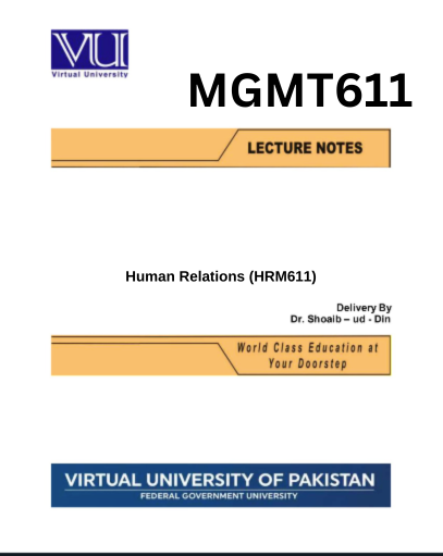 Human Relations (HRM611)