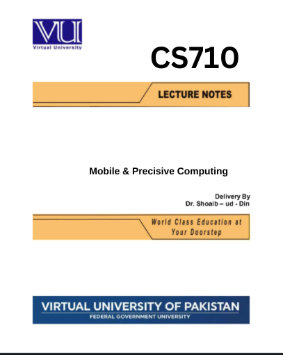 Mobile & Precisive Computing