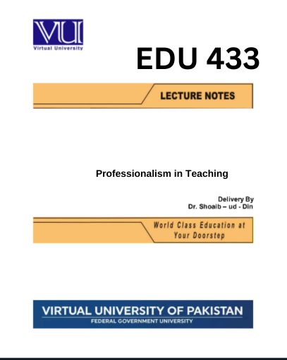 Professionalism in Teaching