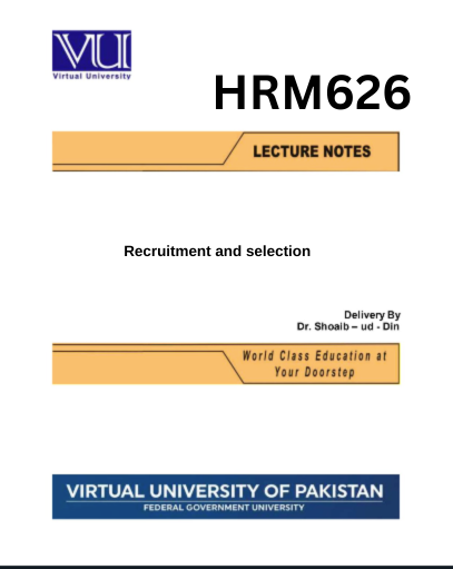 Recruitment and selection