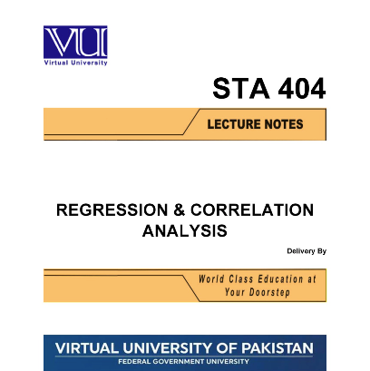 STA404 Regression & Correlation Analysis