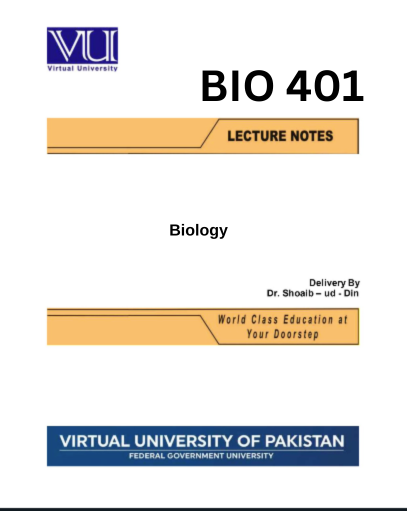 BIO401 Biology