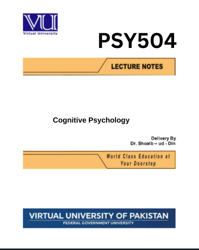 Cognitive Psychology 