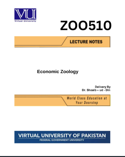 Economic Zoology 