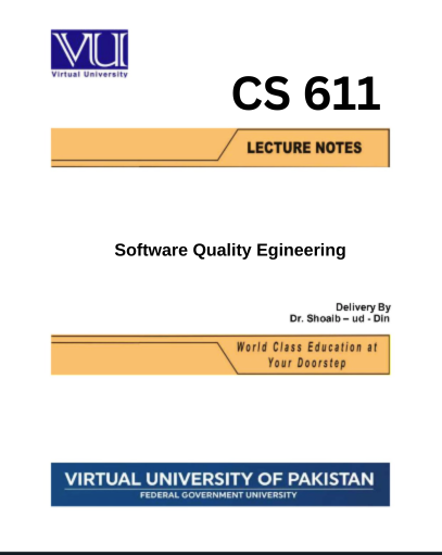 CS611 Software Quality Engineering