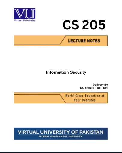 CS205 Information Security