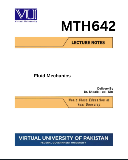 Fluid Mechanics