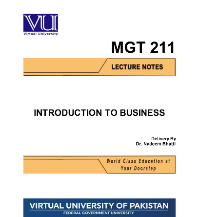 MGT 211 - Introduction to Business