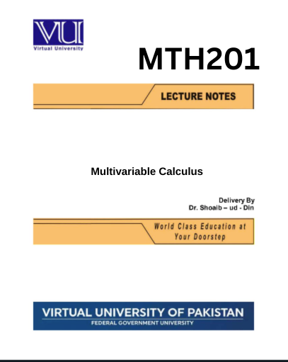 Multivariable Calculus 