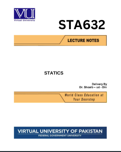 STA632 STATICS