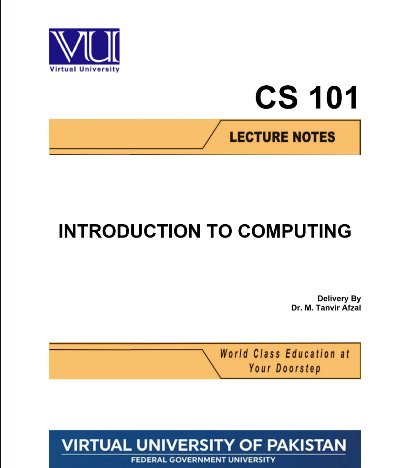 CS101 Introduction to Computing