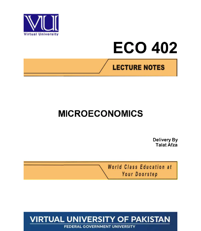 ECO402 Microeconomics