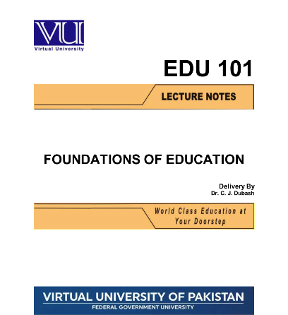 EDU101 Foundations of Education