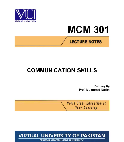 MCM301 Communication Skills