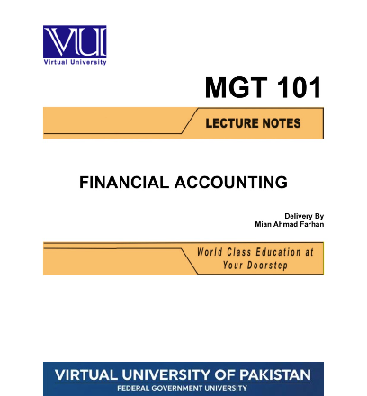 MGT101 Financial Accounting