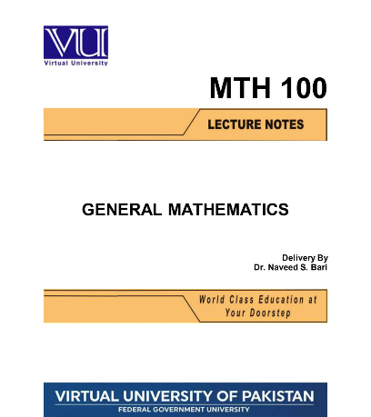 MTH100 General Mathematics