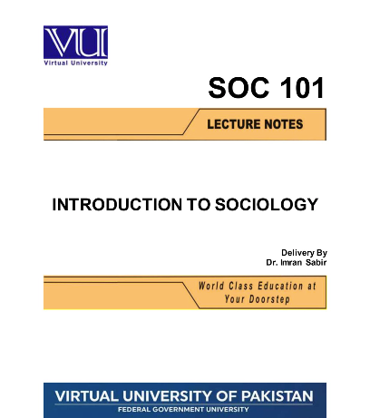 SOC101 Introduction to Sociology