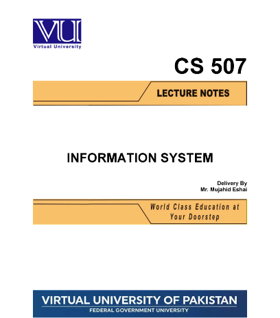 CS507 Management Information System