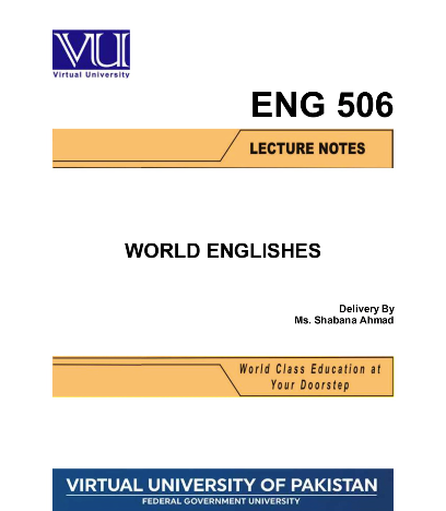 ENG506 World Englishes