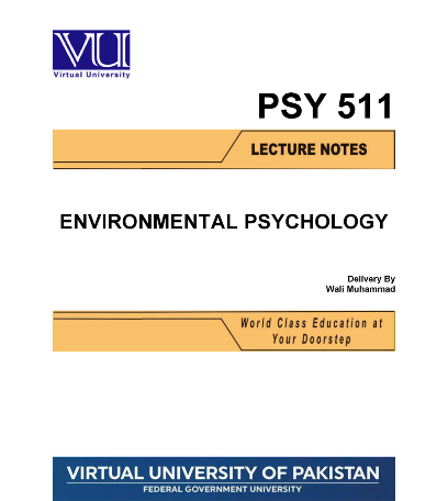 PSY511 Environmental Psychology