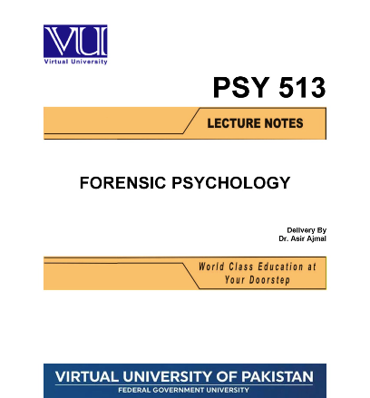 PSY513 Forensic Psychology