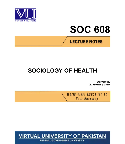 SOC608 Sociology of Health