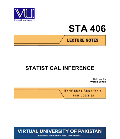 STA406 Statistical Inference