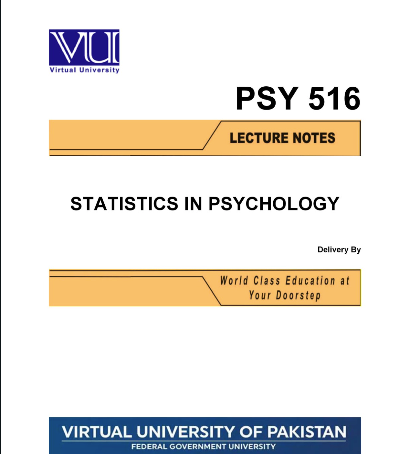 PSY516 Statistics in Psychology