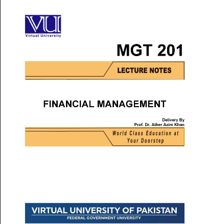 MGT201 Financial Management