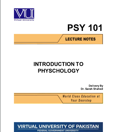 PSY101 Introduction to Psychology