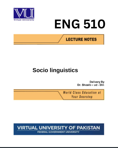 Socio linguistics